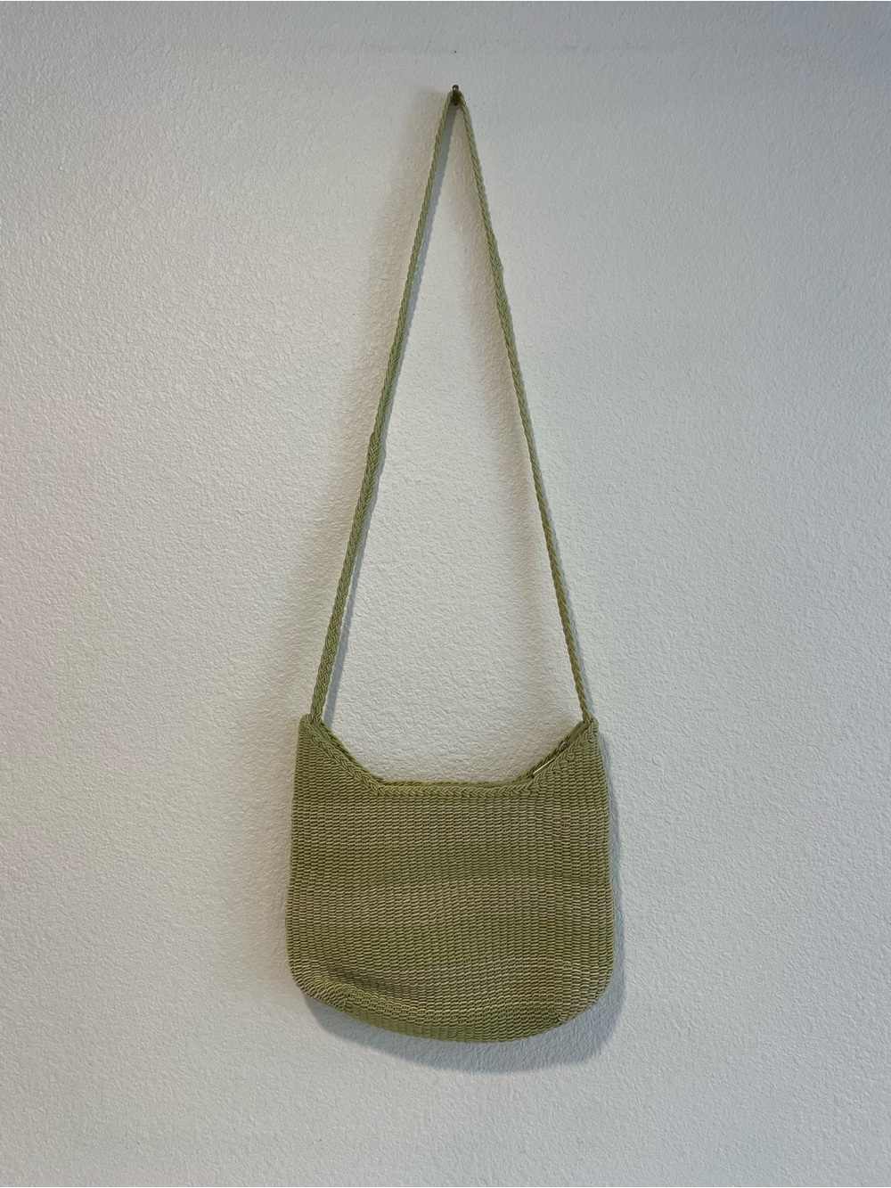 Stone Mountain Handwoven Olive Green Shoulder Bag